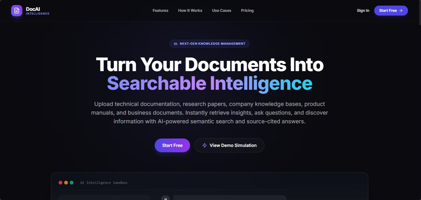 AI Document Intelligence — RAG Q&A