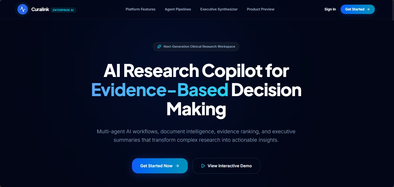 Curalink — AI Medical Research Copilot